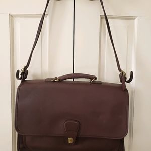 Vintage Coach Leather Briefcase - Brown